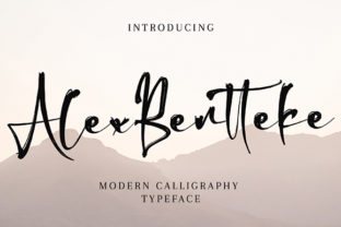 Alex Bentteke: A Raw Script Font for Bold Branding