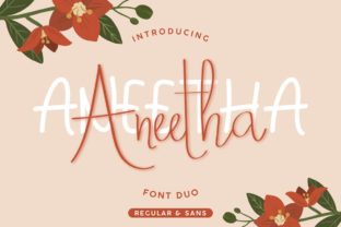 Aneetha: A Versatile Script and Sans Font Duo for Makers