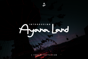 Ayana Land: A Versatile Script Font for Web Design