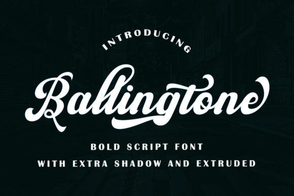 Ballingtone: A Timeless Script Font for Editorial Design