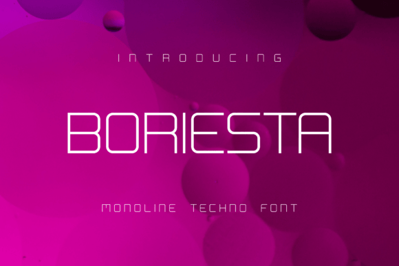Boriesta: A Thin Sans Serif Font for Modern Web Design