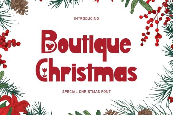 Boutique Christmas Font: A Designer’s Review