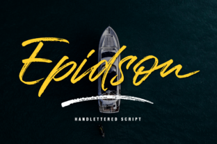Epidson: A Bold Script Font for Editorial Design