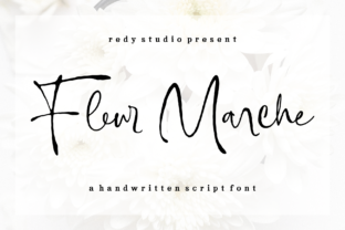 Fleur Marche: A Raw Script Font for Web Design