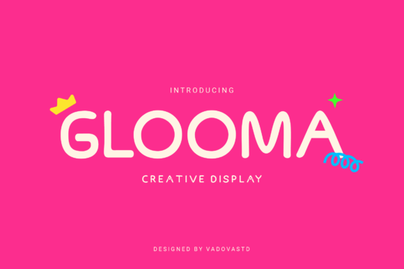 Glooma: A Rounded Sans Serif Font for Cheerful Editorial Design