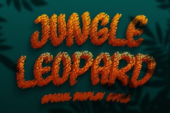 Jungle Leopard: A Bold Display Font for Branding