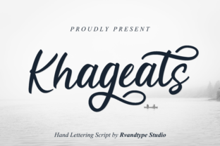 Khageats: A Script Font That Elevates Brand Identity
