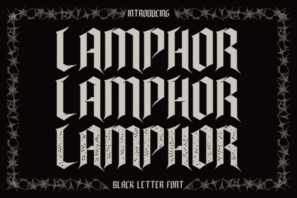 Lamphor Font: Elevate Your Brand with Gothic Style