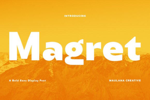 Magret: A Bold Sans Serif Font for Modern Web Design