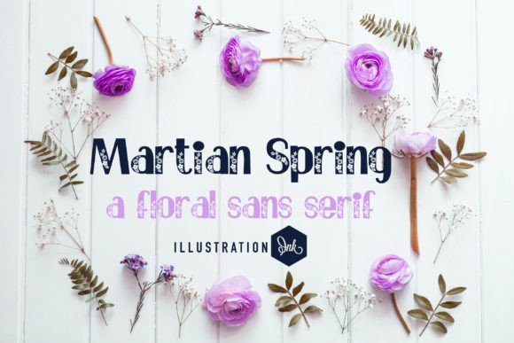 Martian Spring: A Whimsical Display Font for Editorial Design