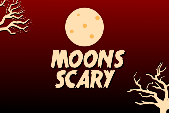 Moons Scary Font for Web Design