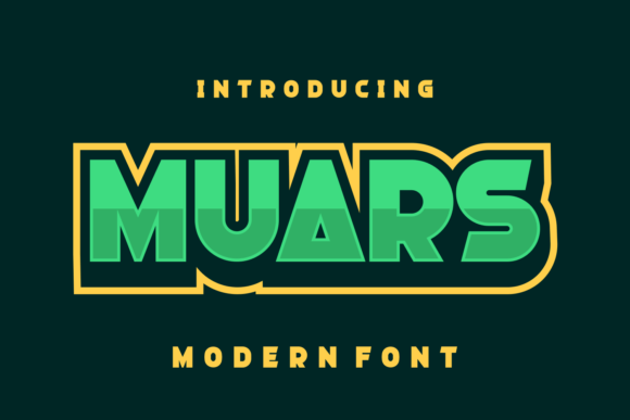 Muars: A Bold Sans Serif Font for Makers