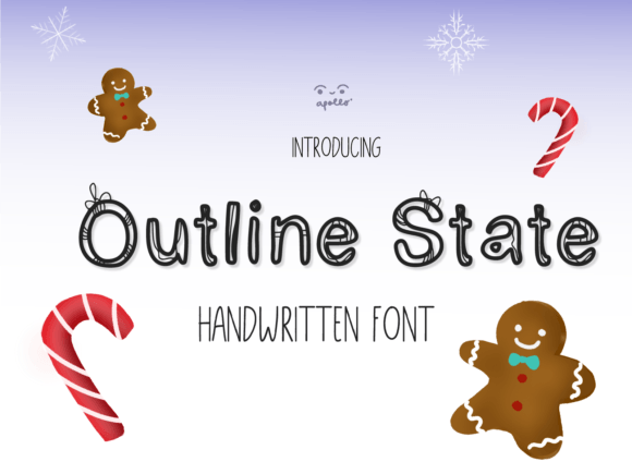 Outline State: A Playful Display Font for Bold Campaigns