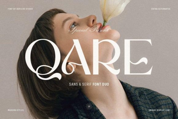 Qare: A Premium Serif Font for Small Business Branding