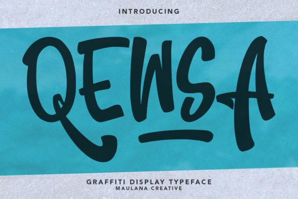 Qewsa: A Quirky Display Font for Makers