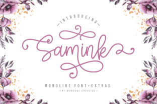 Samink: A Playful Script Font for Web Design