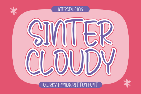 Sinter Cloudy: A Quirky Display Font for Makers