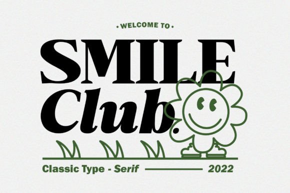 Smile Club: A Classic Serif Font for Web Design