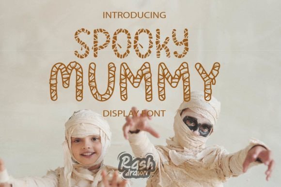 Spooky Mummy: A Playful Display Font for Web Design