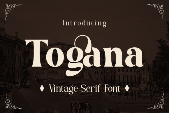 Togana Serif Font for Handmade Branding