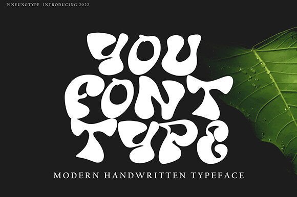 You Fontype: A Playful Display Font for Makers